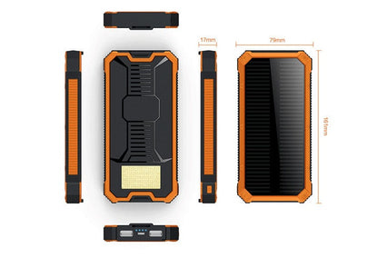 Solar Powerbank (6.000 / 8.000 / 10.000 mAh)
